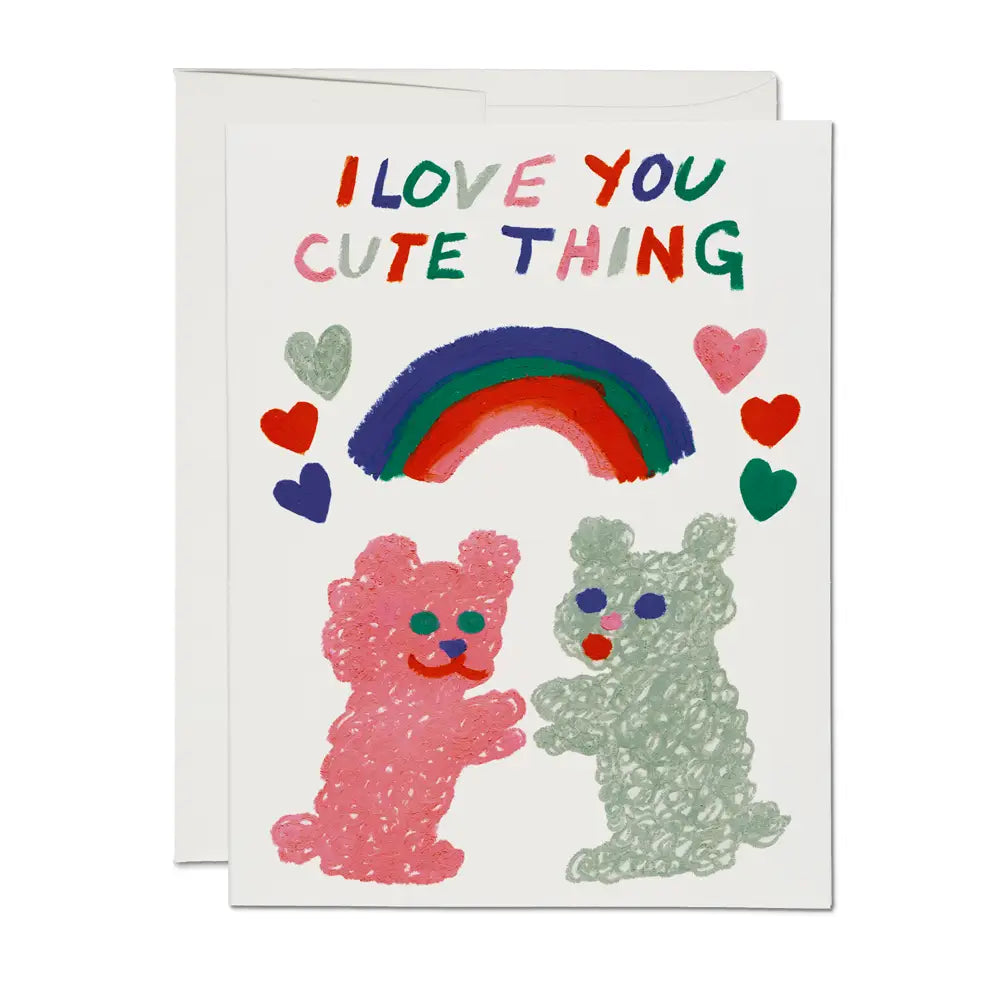 Red Cap Cards | Cute Thing Love Greeting Card | Prelude & Dawn | Los Angeles, CA