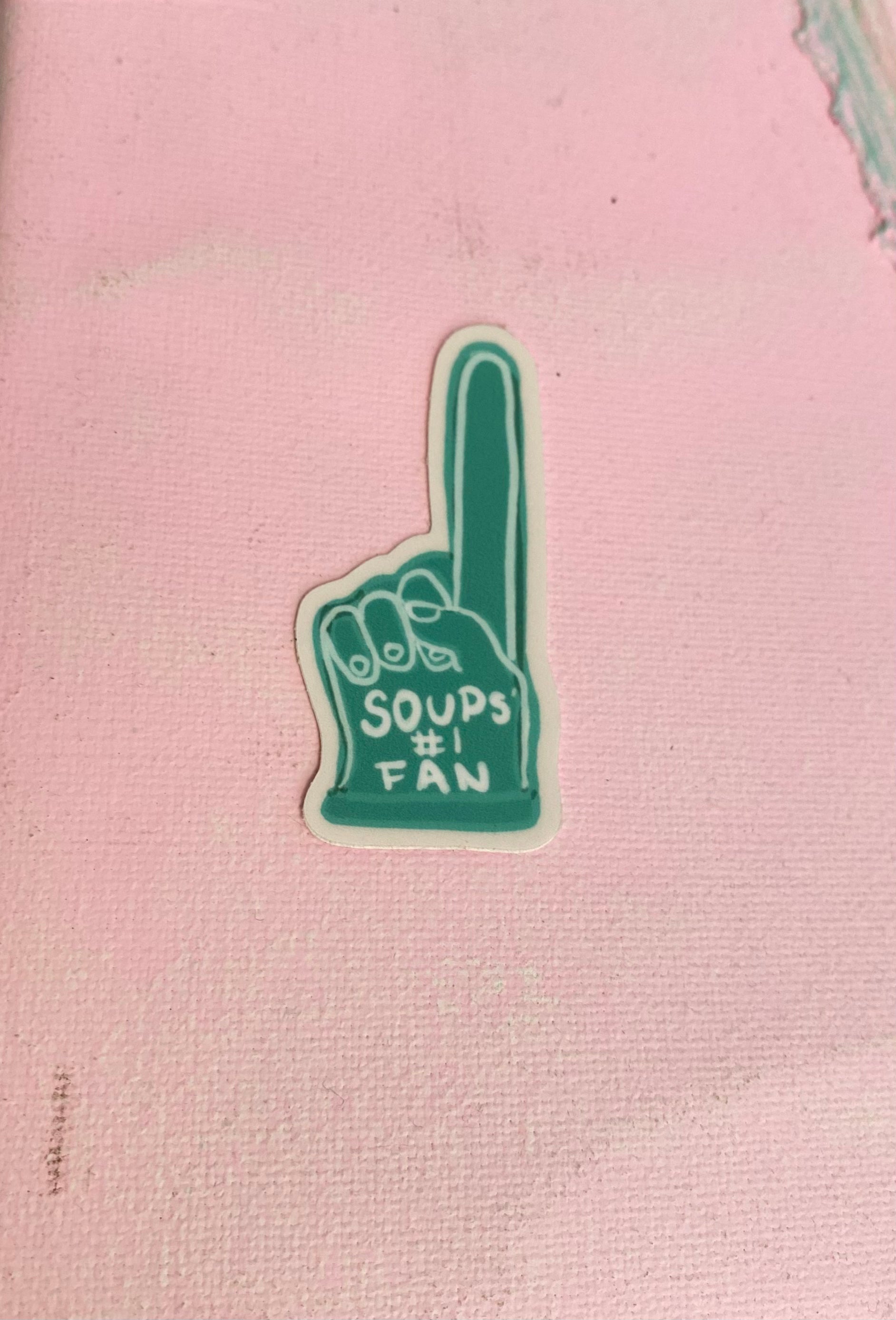 Sensitivebouch Soups #1 Fan Sticker | Prelude and Dawn| Los Angeles, CA