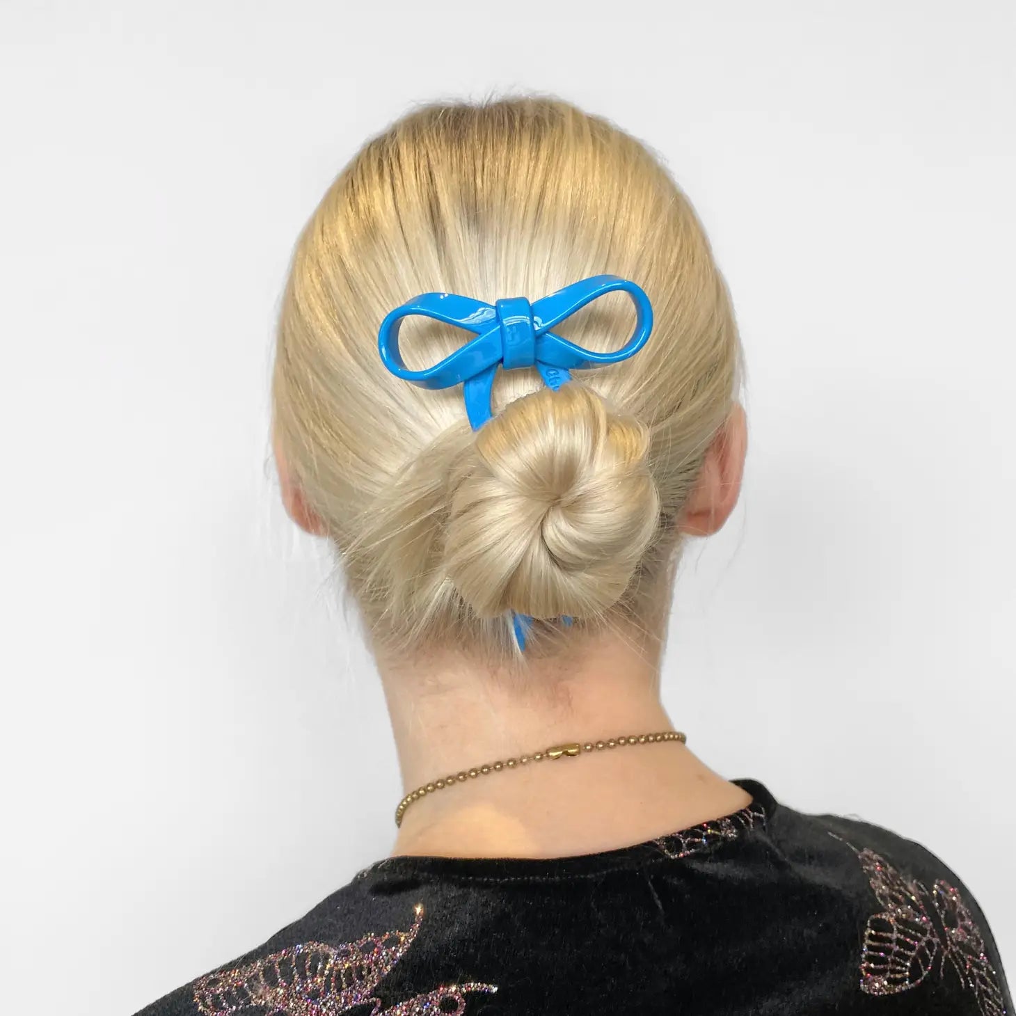 Chunks | Small Bow Hairpin in Blue | Prelude & Dawn | Los Angeles, CA