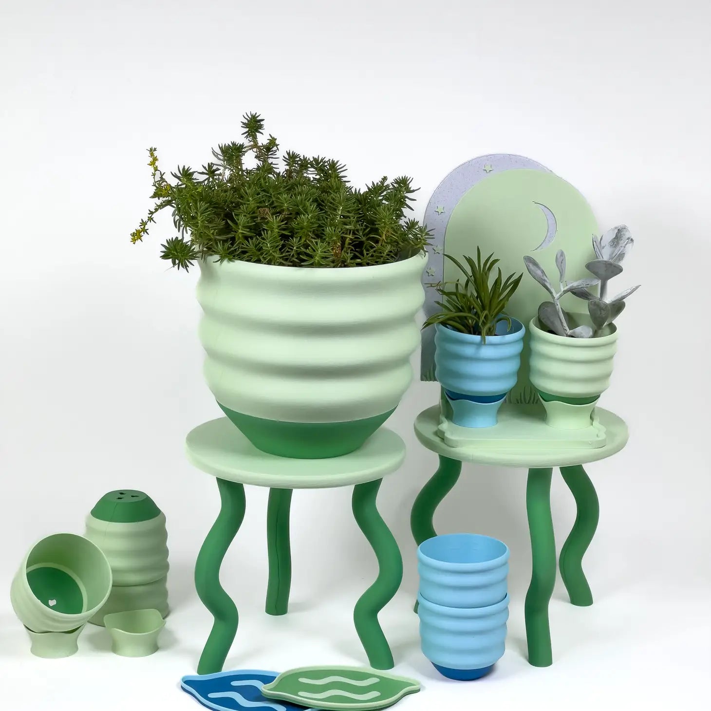Object Lover Wavy Plant Stand 2.0 | Prelude and Dawn Los Angeles, CA