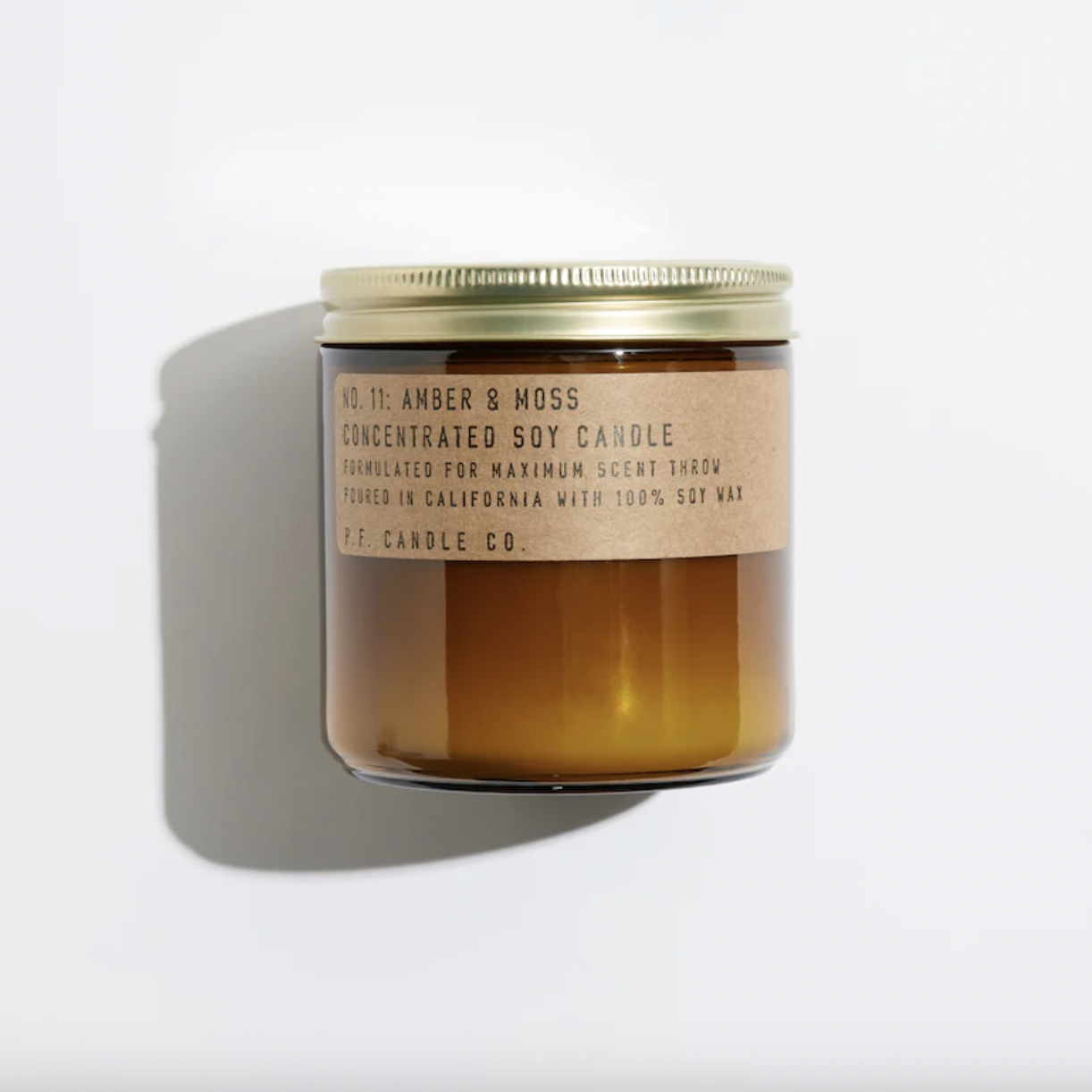 PF Candle Co. Amber & Moss – Large Concentrated Candle | Prelude & Dawn | Los Angeles