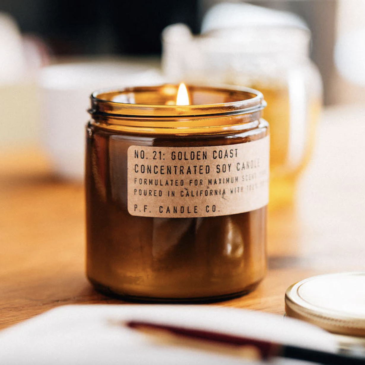 PF Candle Co. Golden Coast – Large Concentrated Candle | Prelude & Dawn | Los Angeles