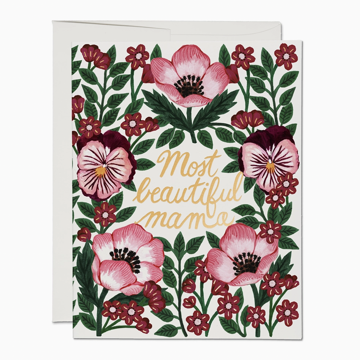 Red Cap Cards | Most Beautiful Mama Mother's Day Card| Prelude and Dawn | Los Angeles, CA