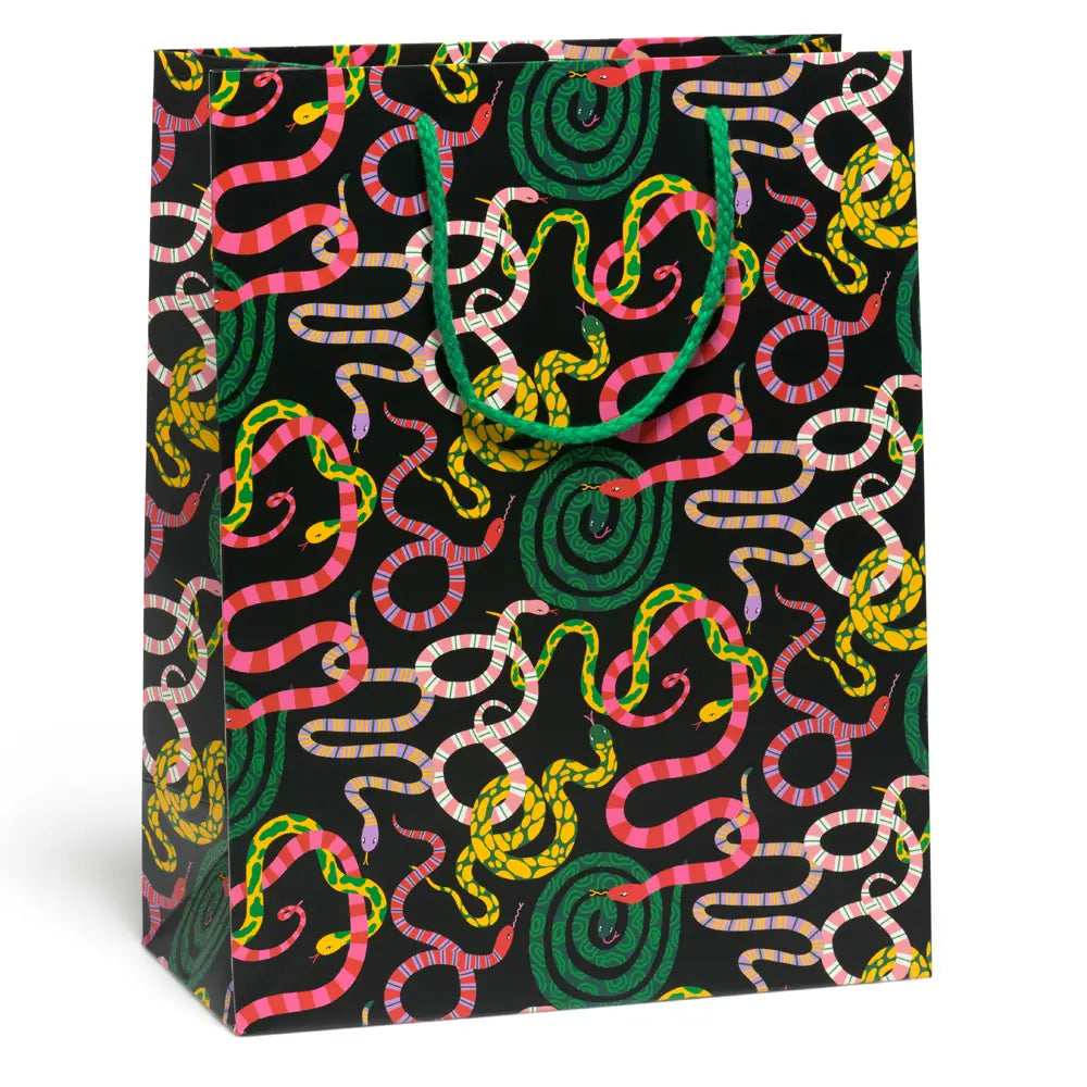 Red Cap Cards | Vibrant Snakes Gift Bag | Prelude & Dawn | Los Angeles, CA