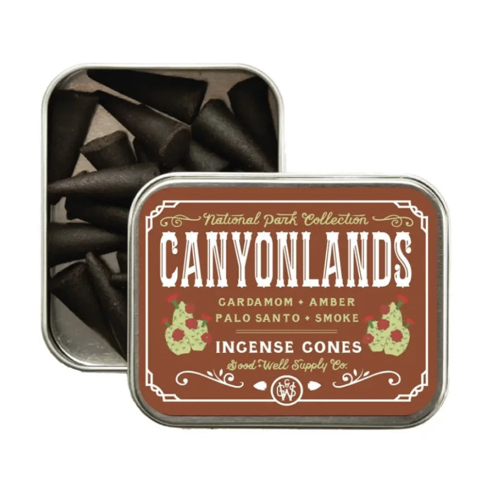 Good & Well Co. Canyonlands Incense Cones | Prelude & Dawn | Los Angeles, CA