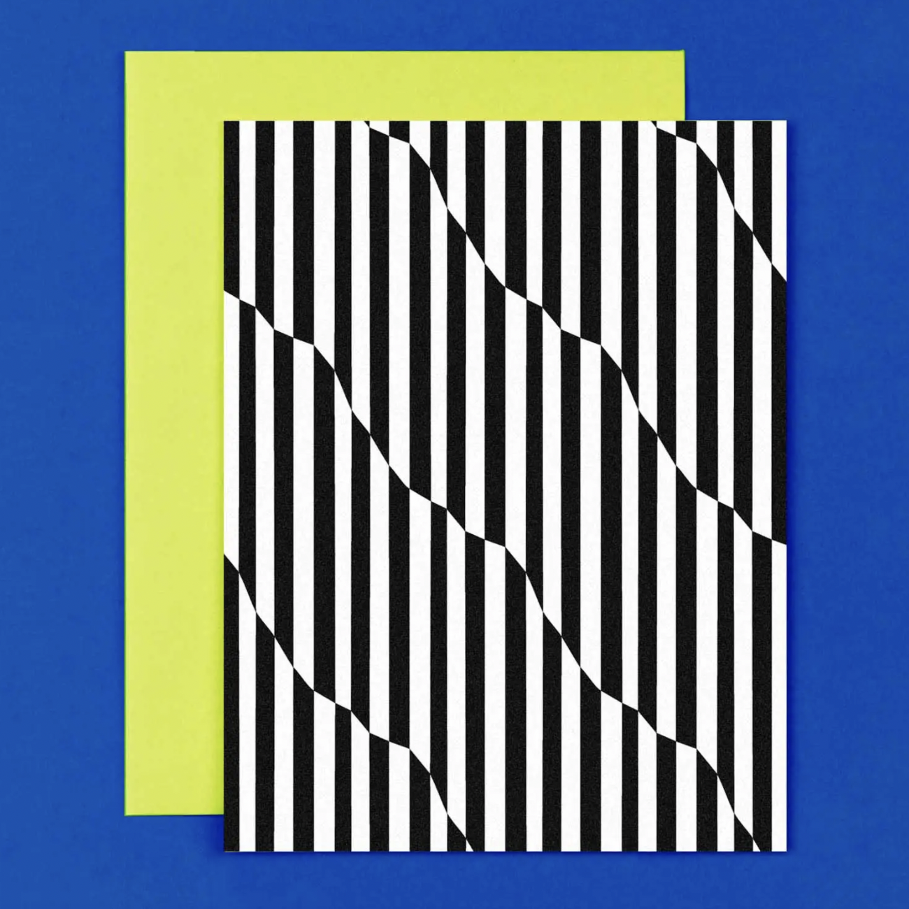 Striped Black & White Card - Box Set of 8