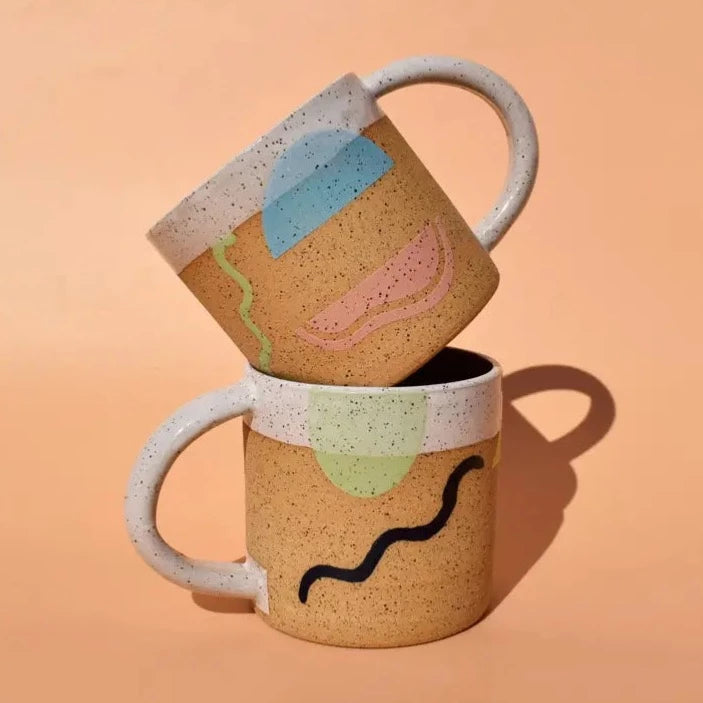 Christi Ahee Ceramics Pop Doodle Mug (In-Store Pick Up Only) | Prelude & Dawn | Los Angeles