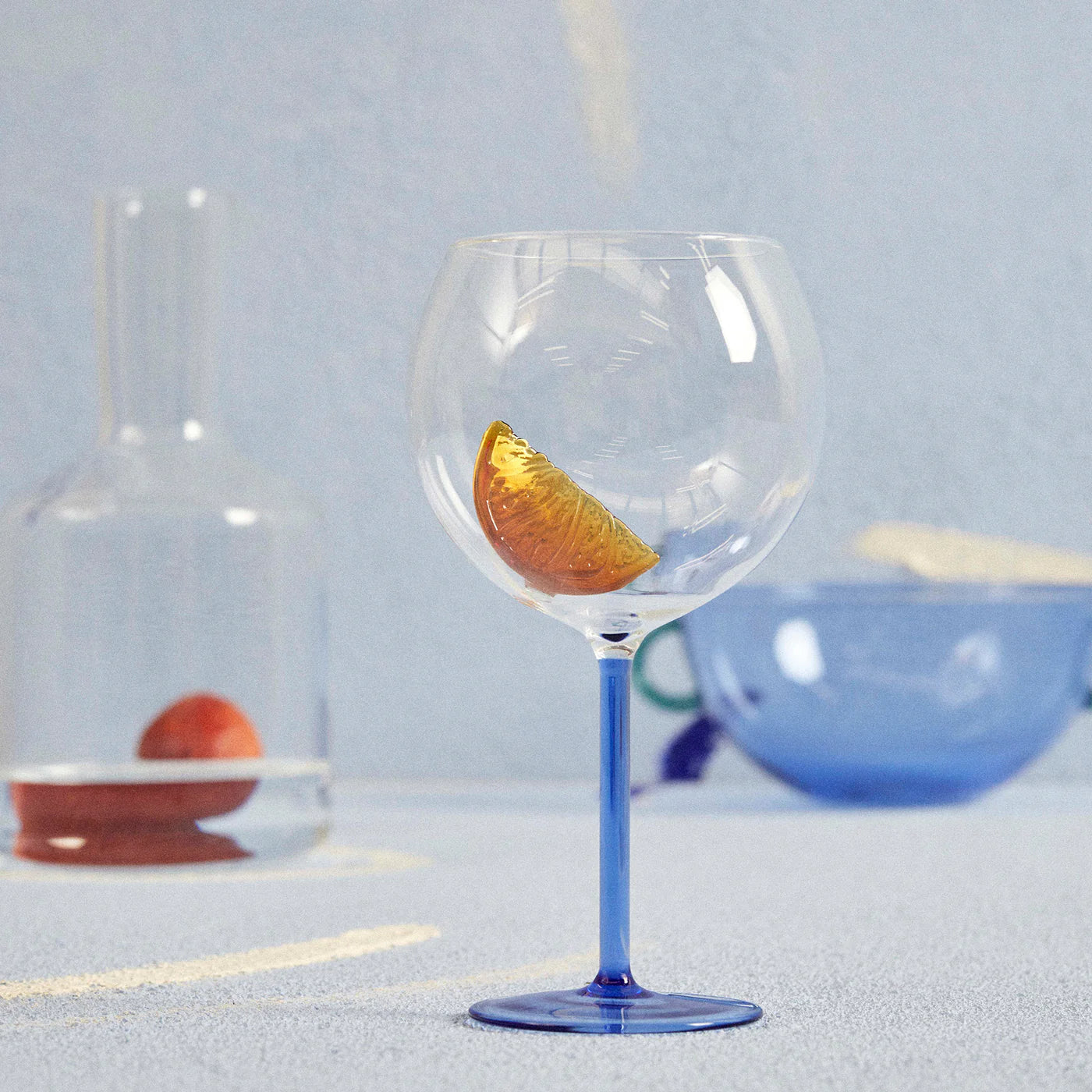 Maison Balzac Le Spritz Glass - Azure/Clear/Amber| Prelude & Dawn | Los Angeles