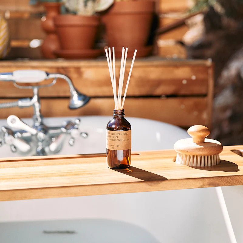 P.F. Candle Co Wild Herb Tonic Reed Diffuser | Prelude & Dawn | Los Angeles