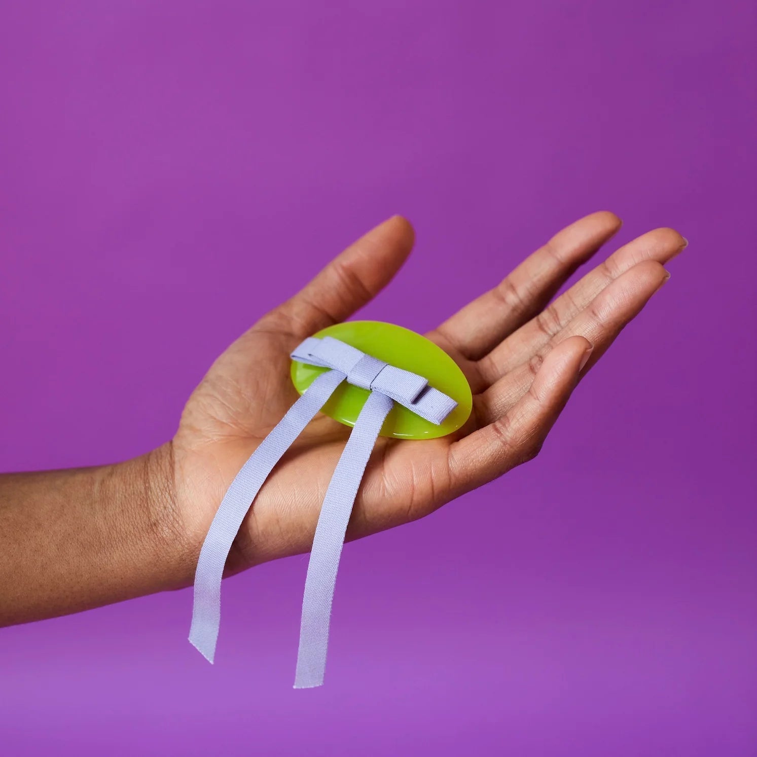 Chunks | Bow Barrette Lime/Lavender | Prelude & Dawn | Los Angeles, CA
