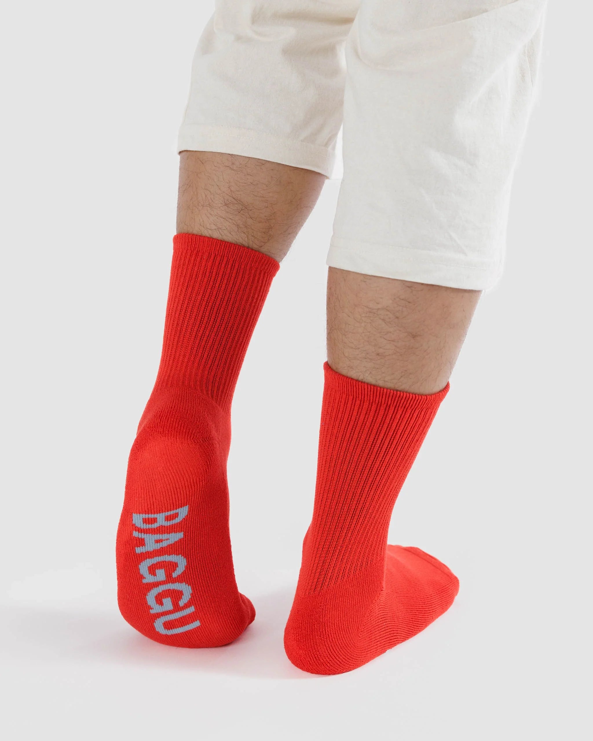 Baggu Ribbed Socks Candy Apple | Prelude & Dawn | Los Angeles, CA