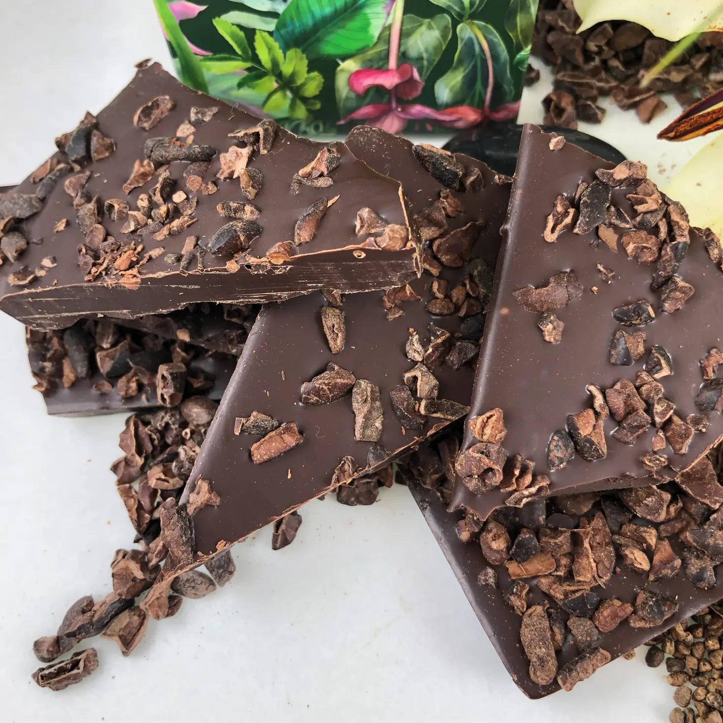 The Xocolate Bar Cardamom Crunch - Organic Fair Trade Vegan Chocolate| Prelude and Dawn Los Angeles, CA