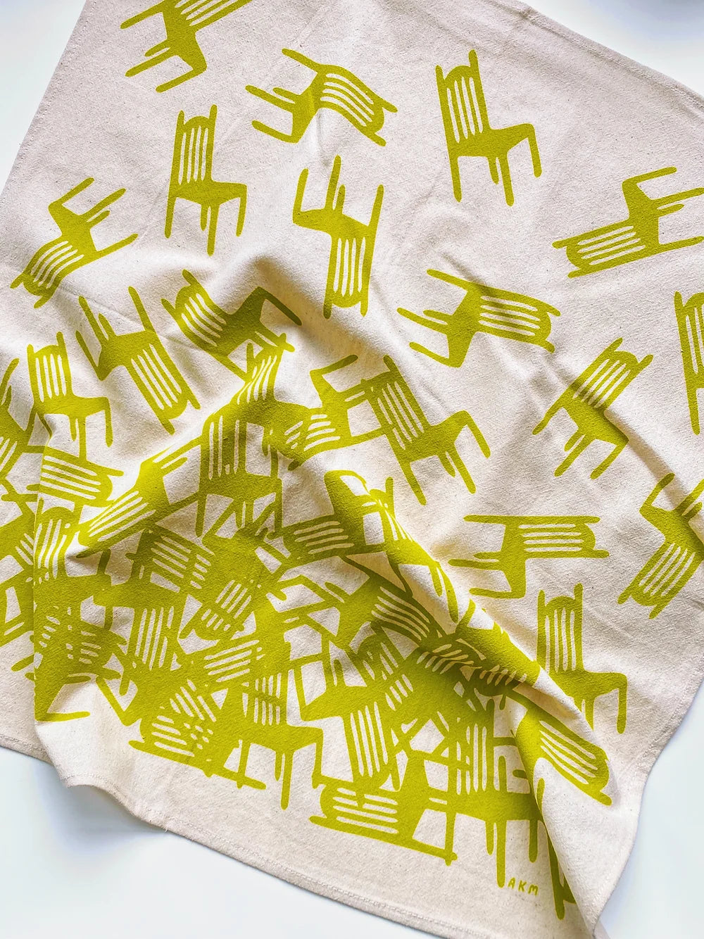 Allison McKeen Tea Towel - Chair Avalanche | Prelude & Dawn | Los Angeles