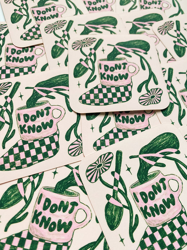Allison McKeen I Dont Know Sticker | Prelude & Dawn | Los Angeles