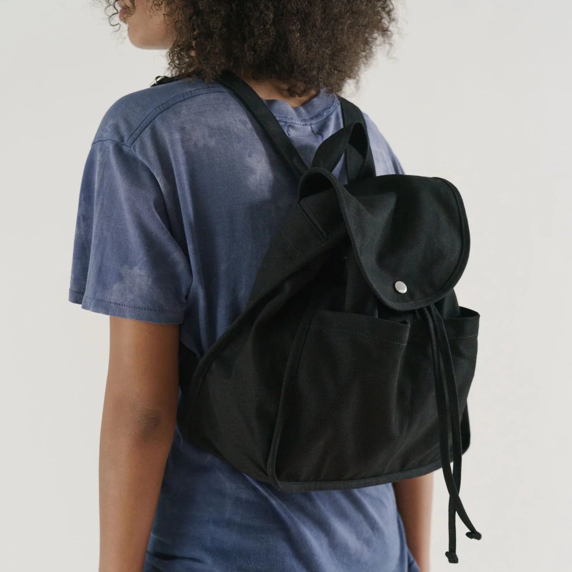 Baggu Drawstring Backpack - Black | Prelude & Dawn | Los Angeles, CA