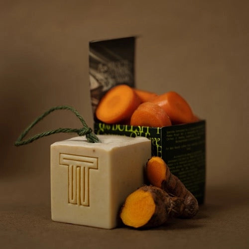 Terra - Tory Skincare Fresh Carrot + Turmeric Soap Cube | Prelude and Dawn Los Angeles, CA