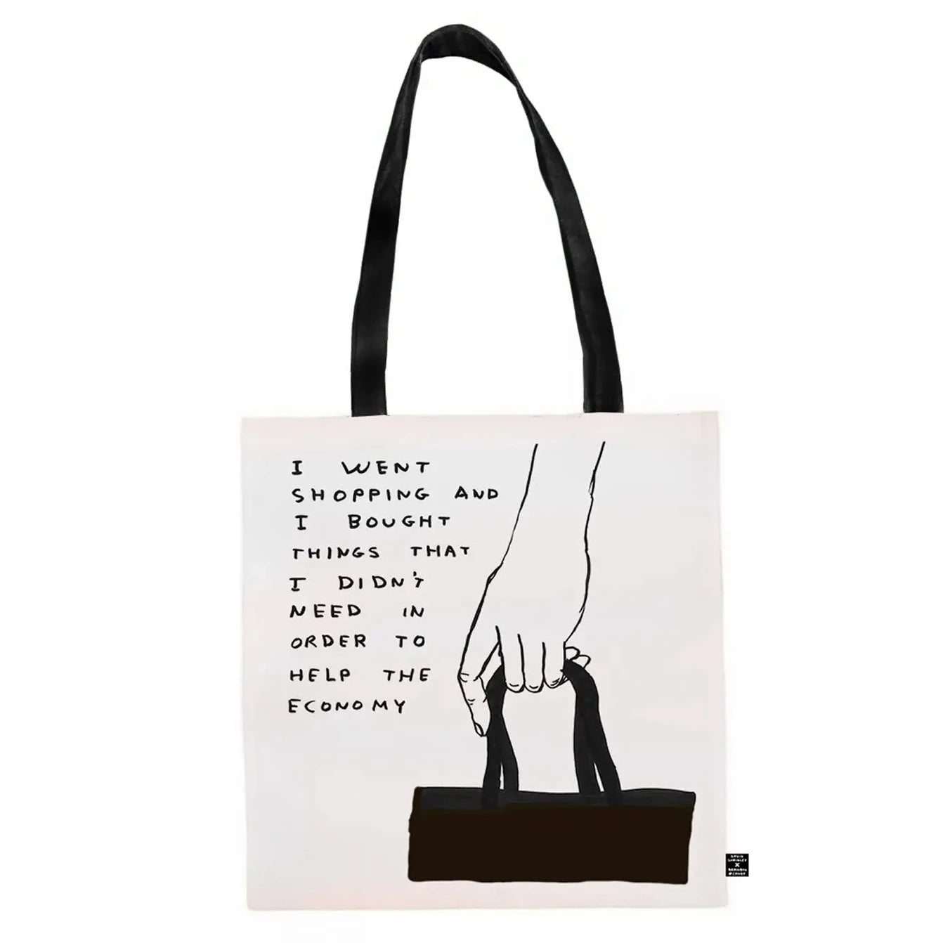 David Shrigley Funny Went Shopping Tote Bag | Prelude & Dawn | Los Angeles