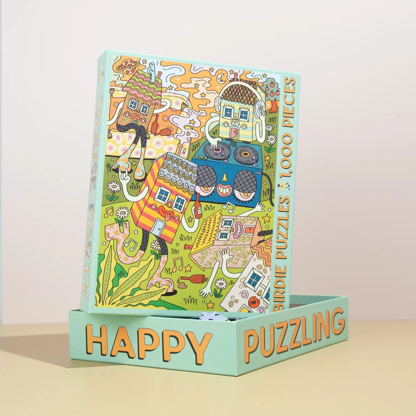 Birdie Puzzles House Party Puzzle | 1,000 Pieces | Prelude and Dawn Los Angeles, CA