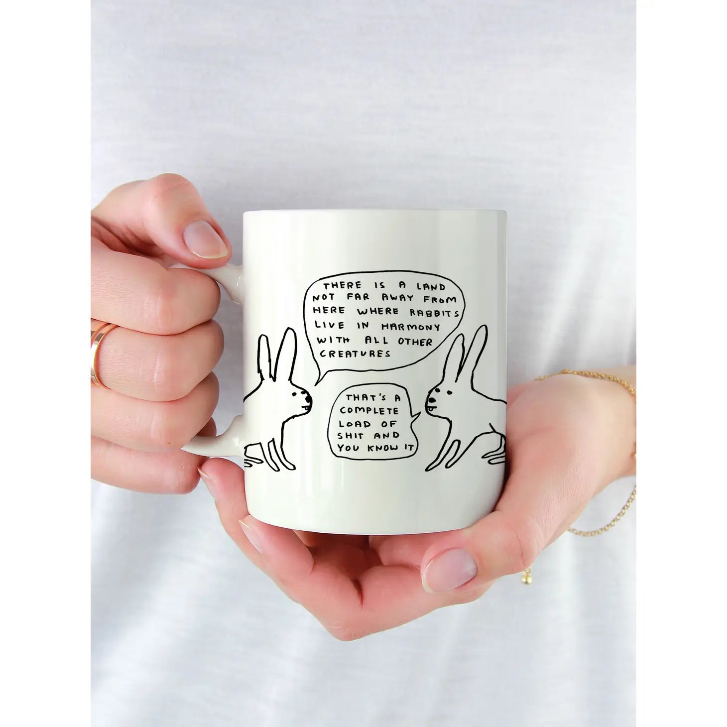 David Shrigley Mug -Live in Harmony | Prelude and Dawn Los Angeles, CA