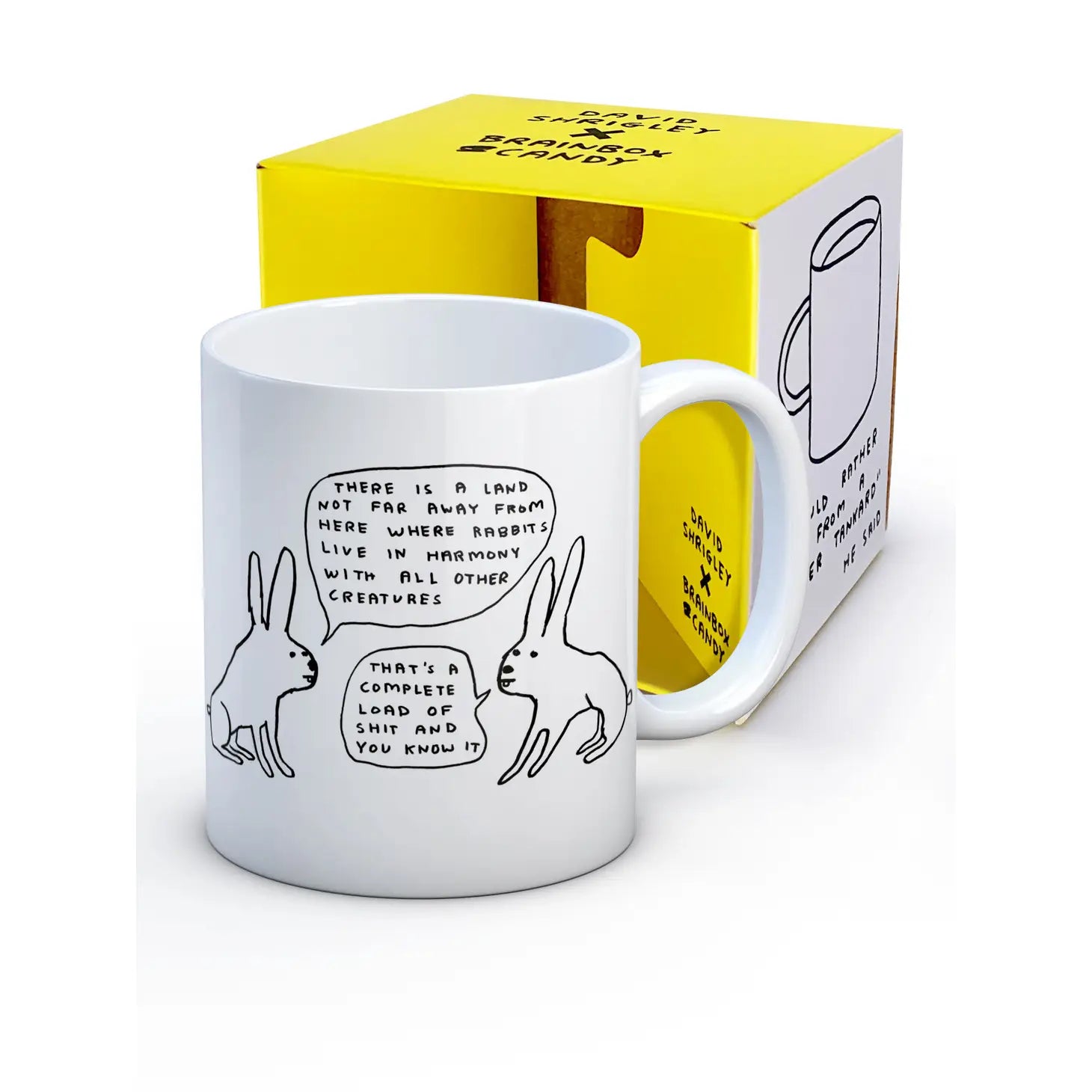 David Shrigley Mug -Live in Harmony | Prelude and Dawn Los Angeles, CA