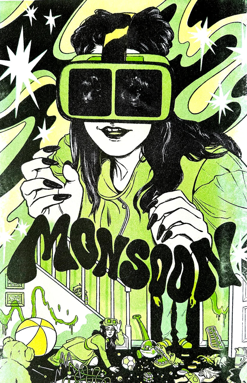 Mo Mc Masters Monsoon Risograph Print | Prelude and Dawn Los Angeles, CA