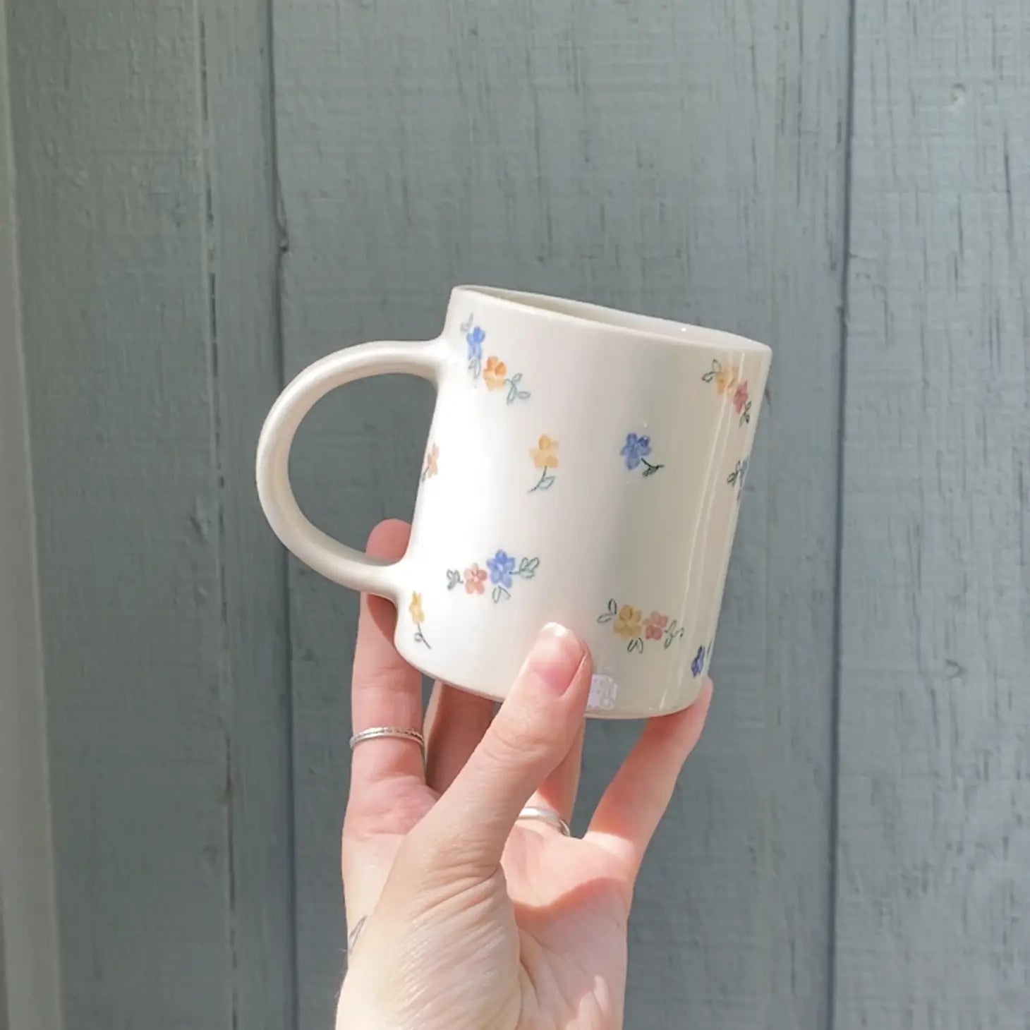 Erika Christine Ceramics | Multi Florals Mug | Prelude & Dawn | Los Angeles, CA