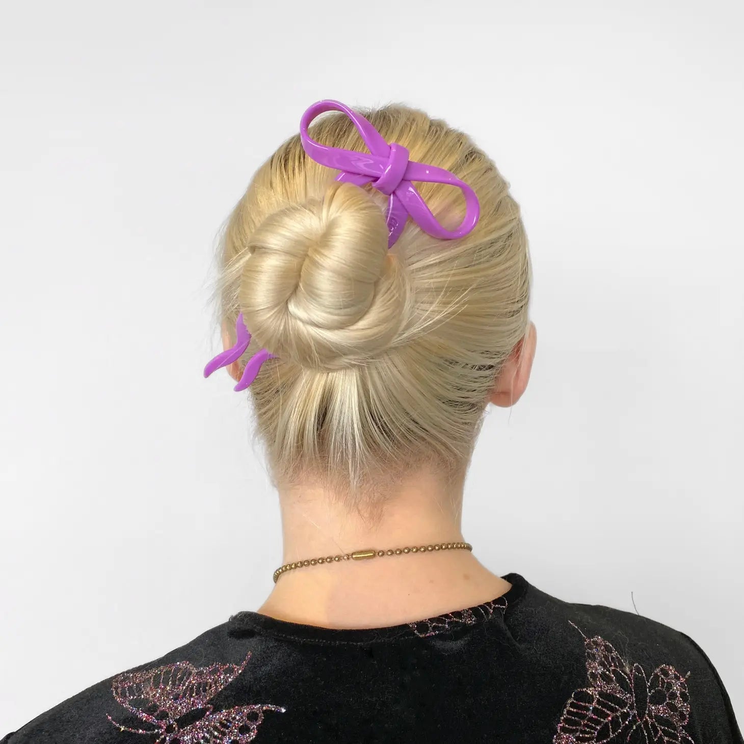 Chunks |Large Bow Hairpin in Orchid | Prelude & Dawn | Los Angeles, CA
