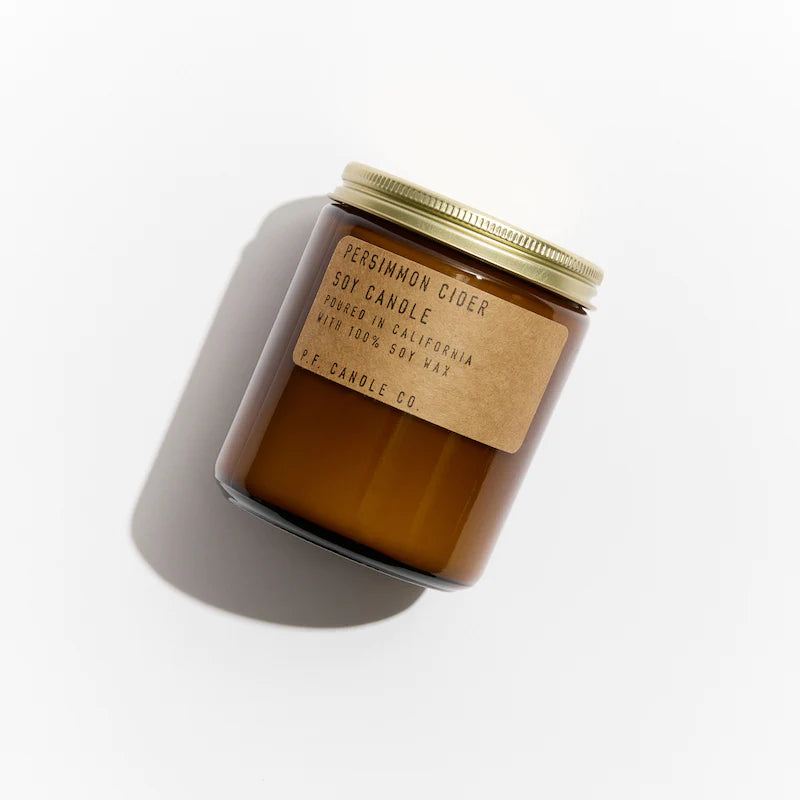 P.F. Candle Co Persimmon Cider Soy Candle 7.2 oz.| Prelude & Dawn | Los Angeles