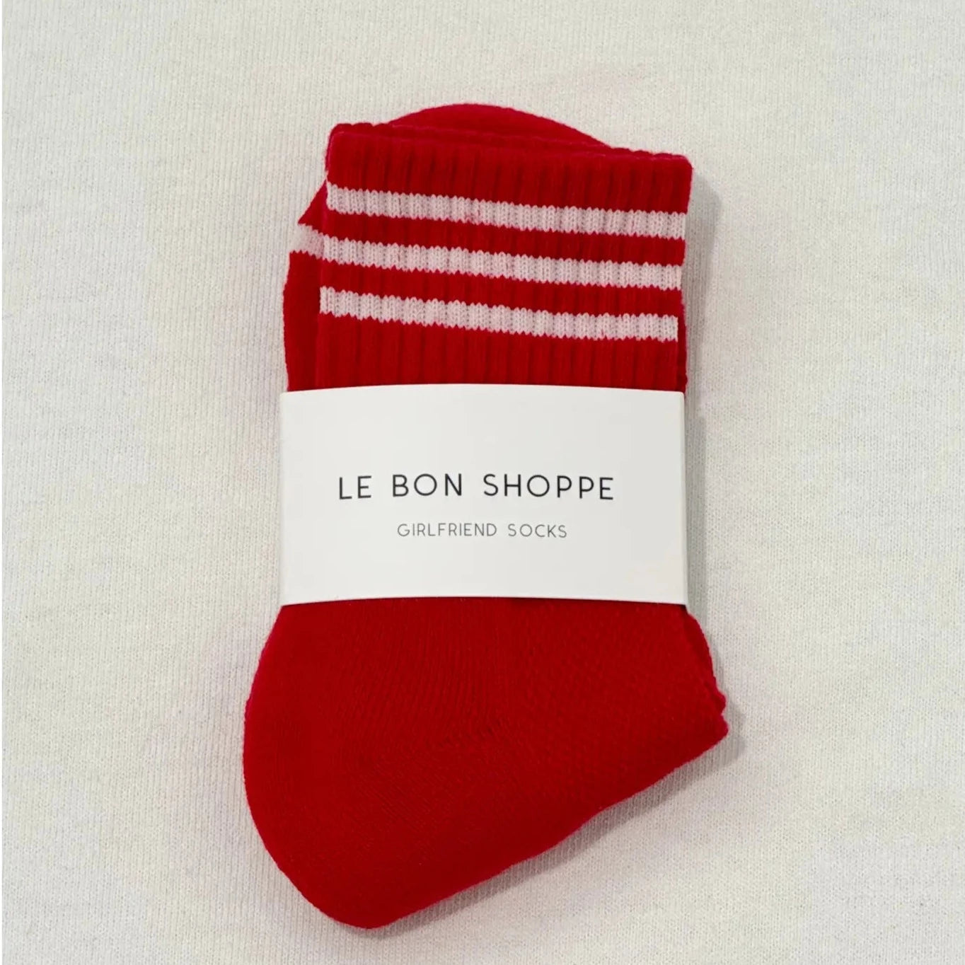 Le Bon Shoppe Girlfriend Socks  Scarlet | Prelude & Dawn | Los Angeles, CA