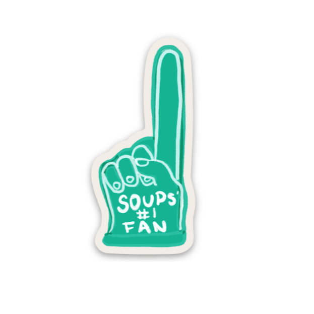 Sensitivebouch Soups #1 Fan Sticker | Prelude and Dawn| Los Angeles, CA