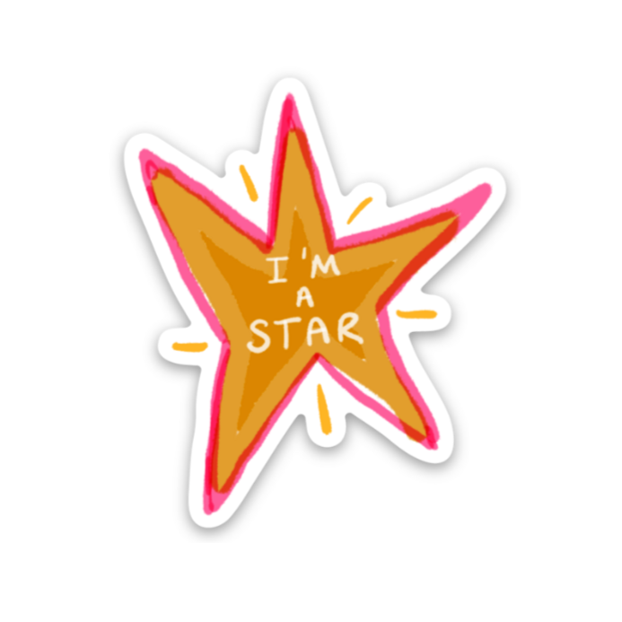 Sensitivebouch I'm A Star Sticker | Prelude and Dawn| Los Angeles, CA