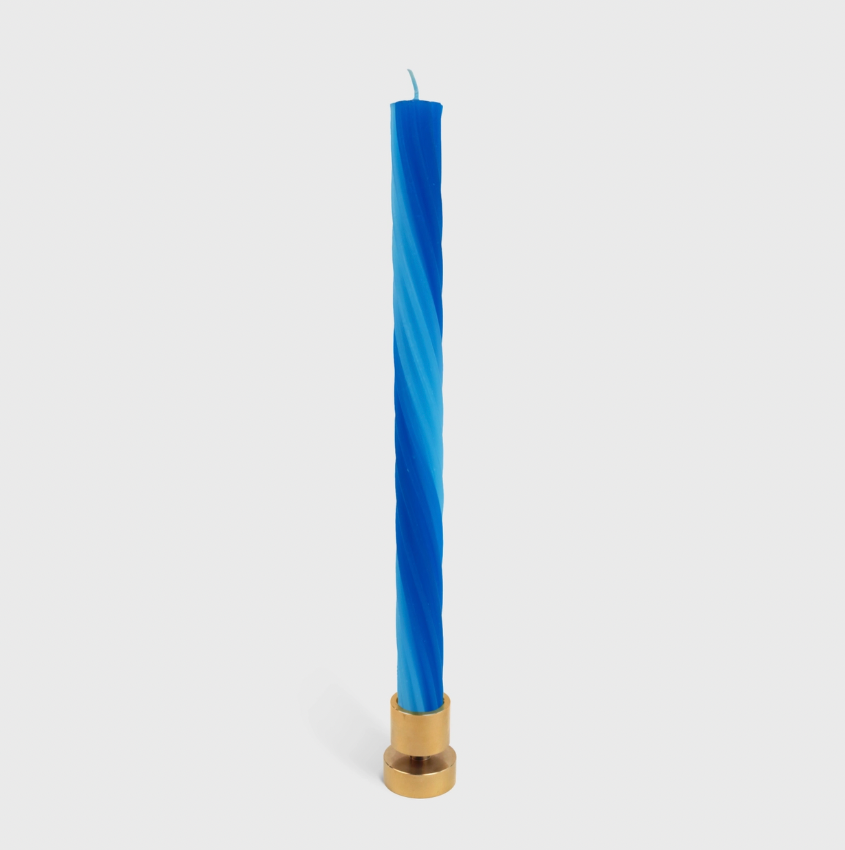 Rope Candles (2 Pack) - 11" Vibrant Taper Candles - Blue