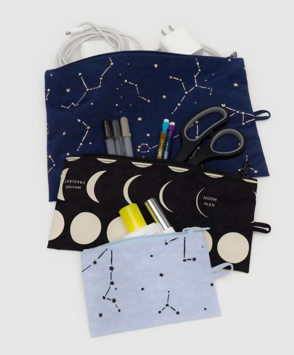 Flat Pouch Set - Night Sky