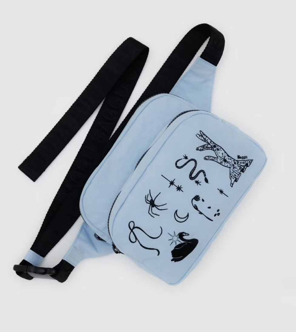 Fanny Pack - Embroidered Ballet Icons