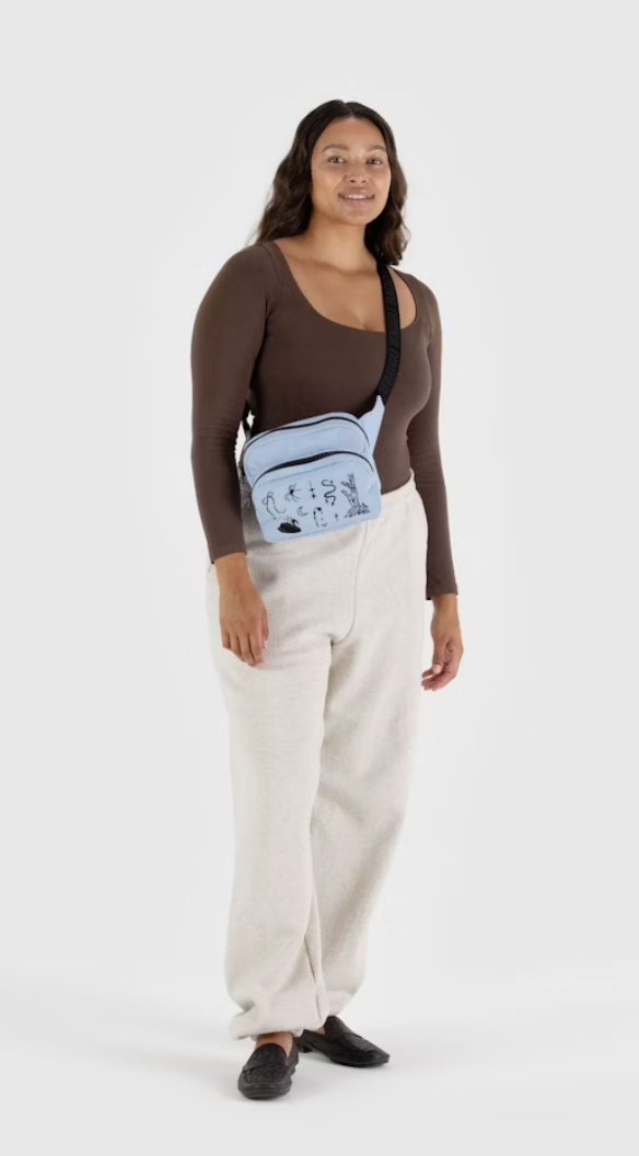 Fanny Pack - Embroidered Ballet Icons