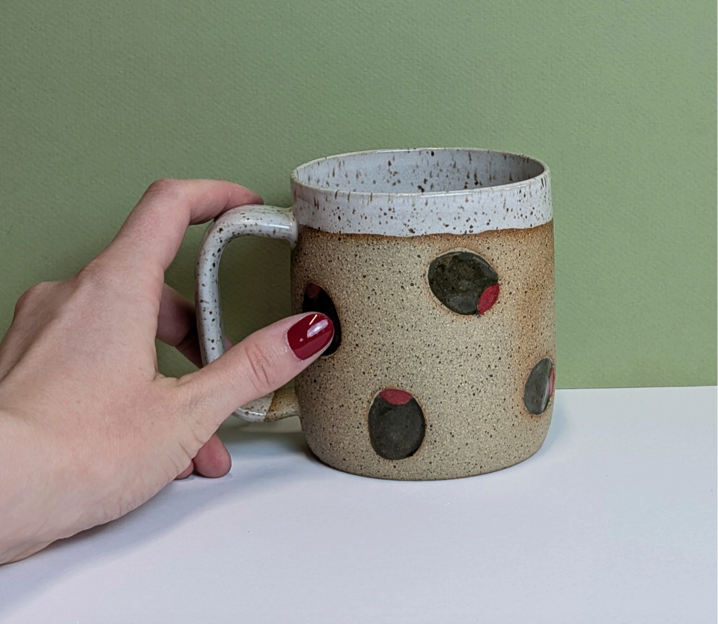 Olive Ceramic Mug