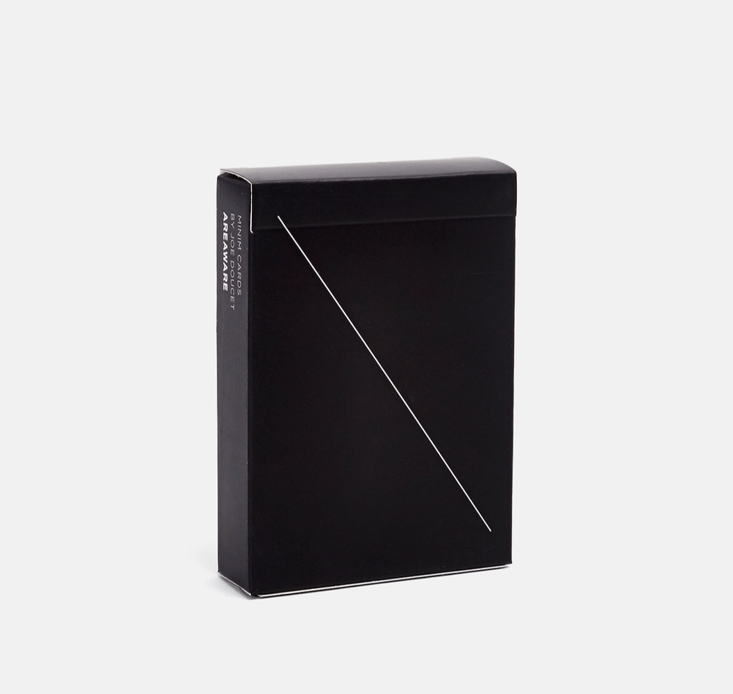 Minim Playing Cards - Black