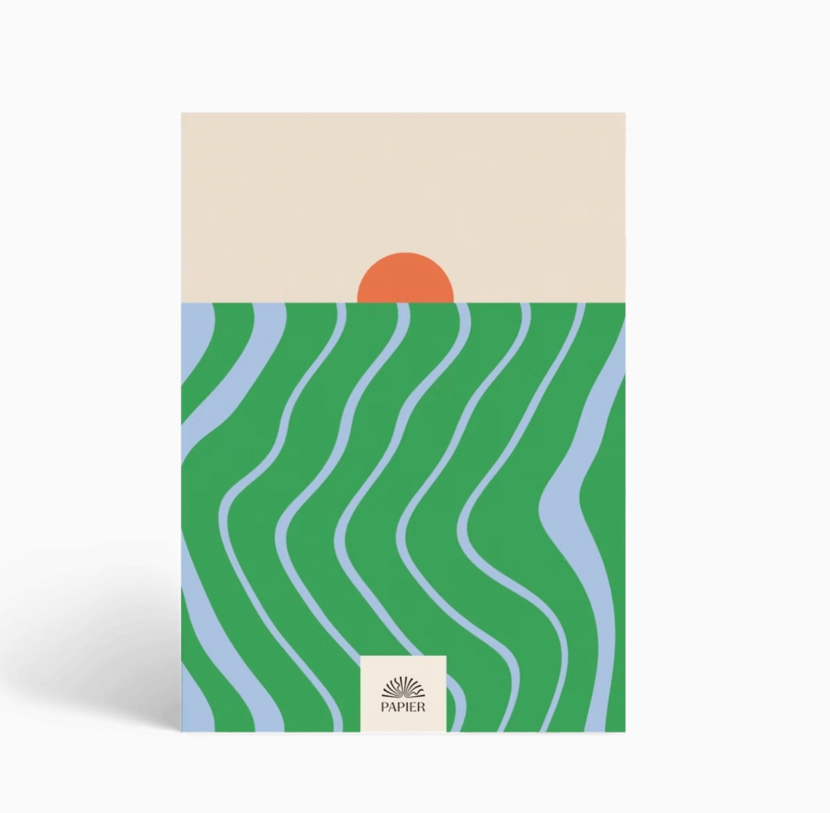 Beach Towel Lined Notebook