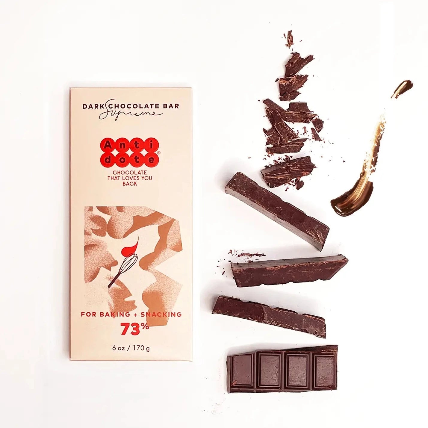 Antidote Chocolate Supreme: Bake + Snack Dark Chocolate  | Prelude & Dawn | Los Angeles, CA