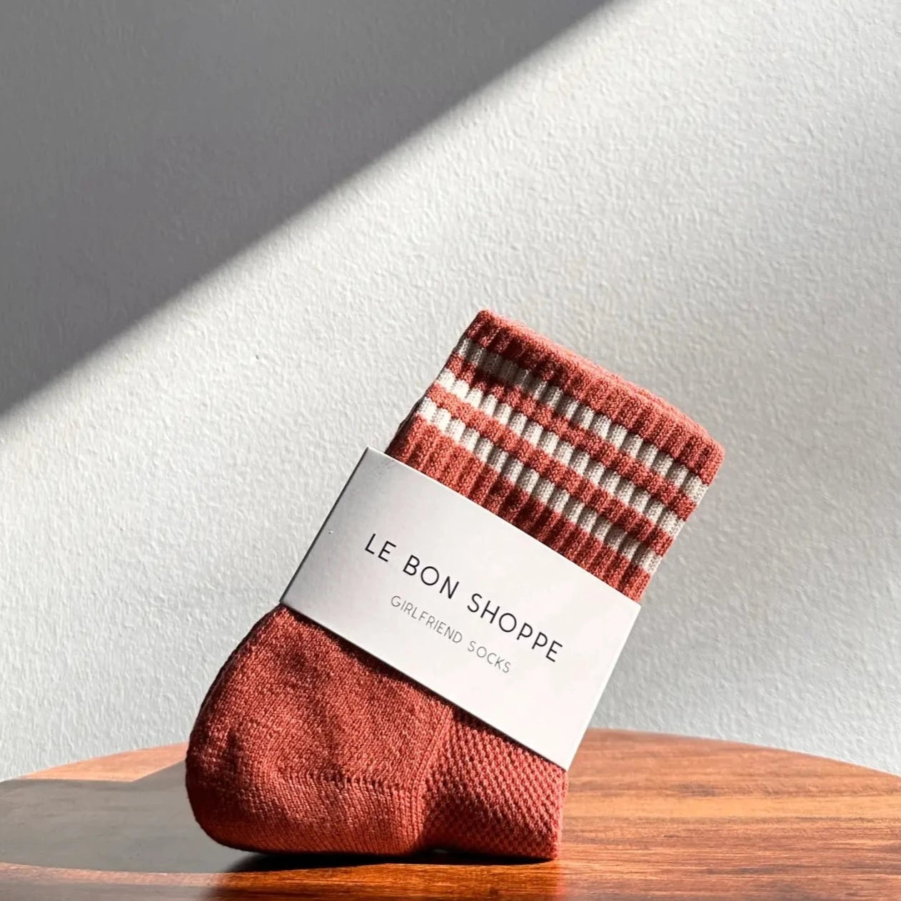 Le Bon Shoppe Girlfriend Socks  Terracotta | Prelude & Dawn | Los Angeles