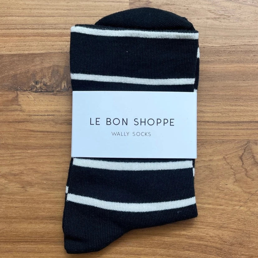  Le Bon Shoppe Wally Socks Black | Prelude & Dawn | Los Angeles