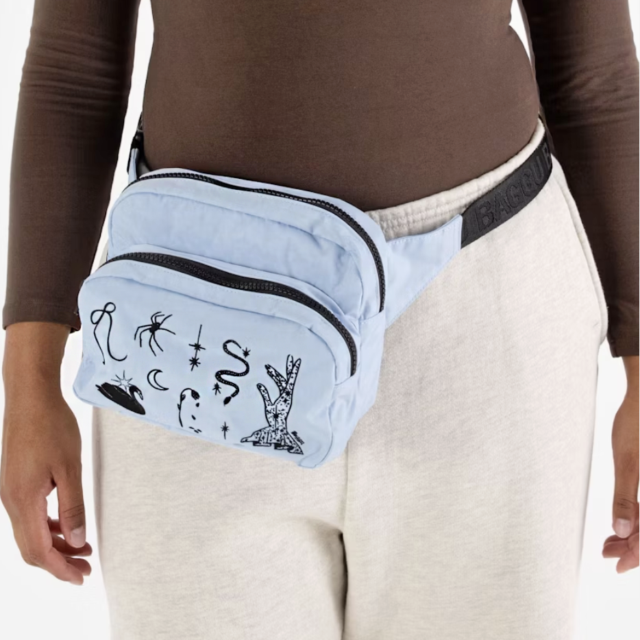 Fanny Pack - Embroidered Ballet Icons