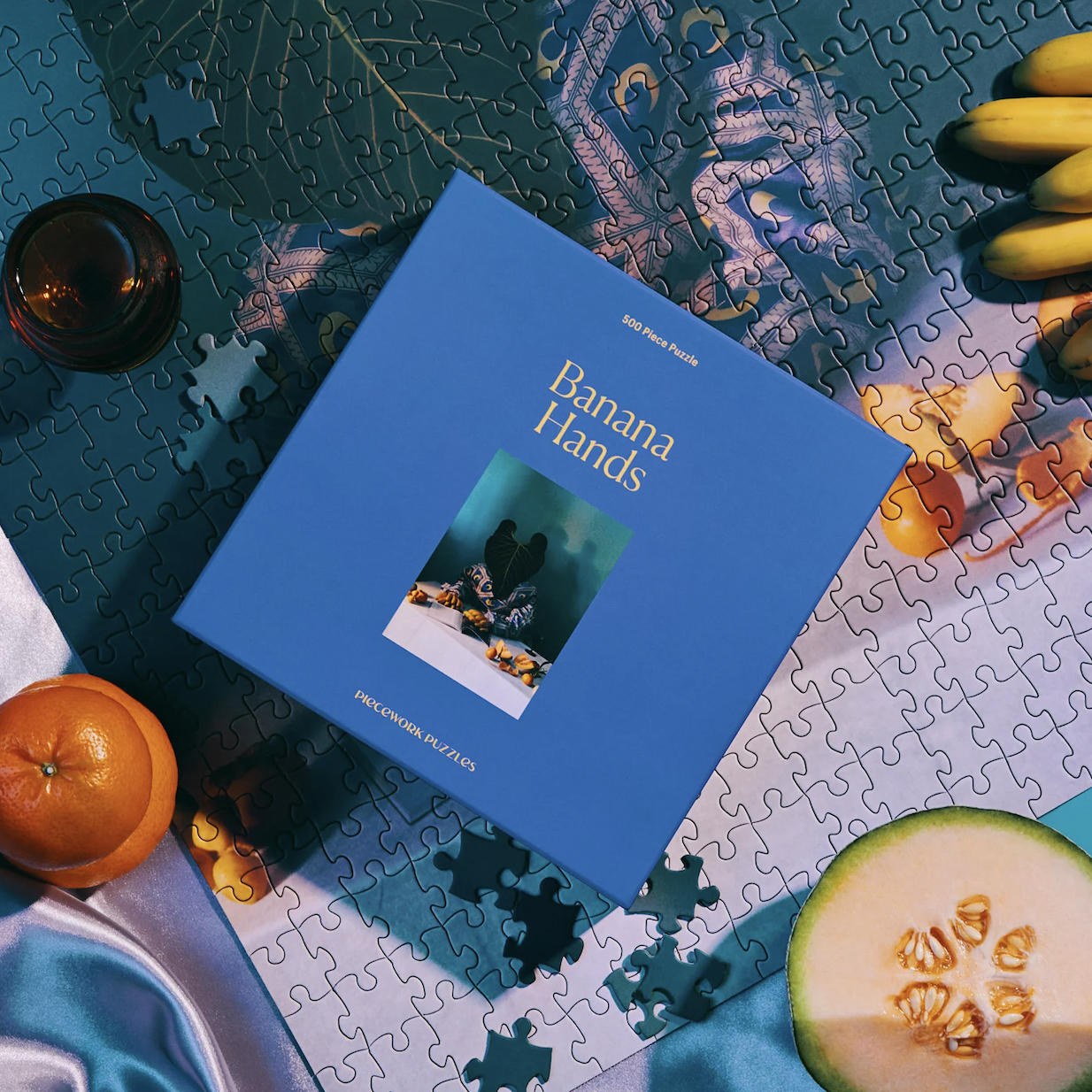 Piecework Puzzles Banana Hands 500 piece | Prelude & Dawn | Los Angeles