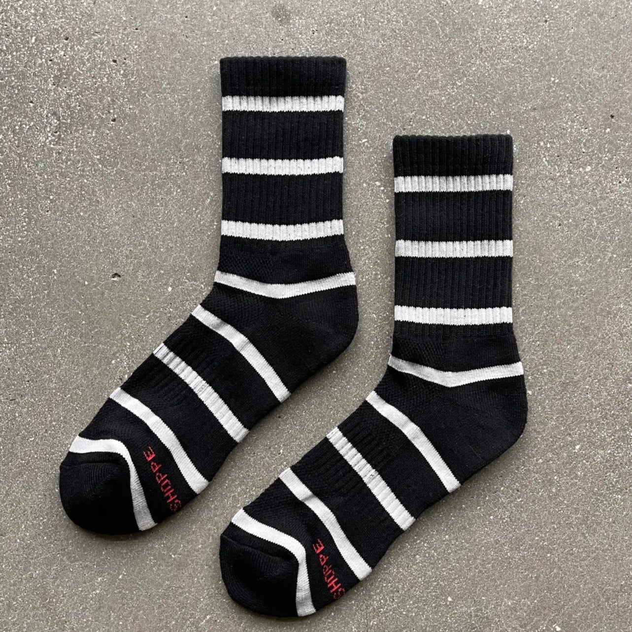 Le Bon Shoppe Striped Boyfriend Socks | Prelude & Dawn | Los Angeles