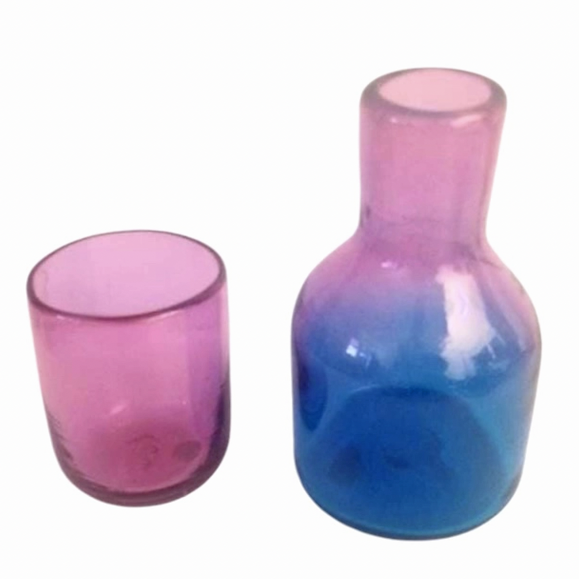 Rosazul Glass Carafe Bottle Set