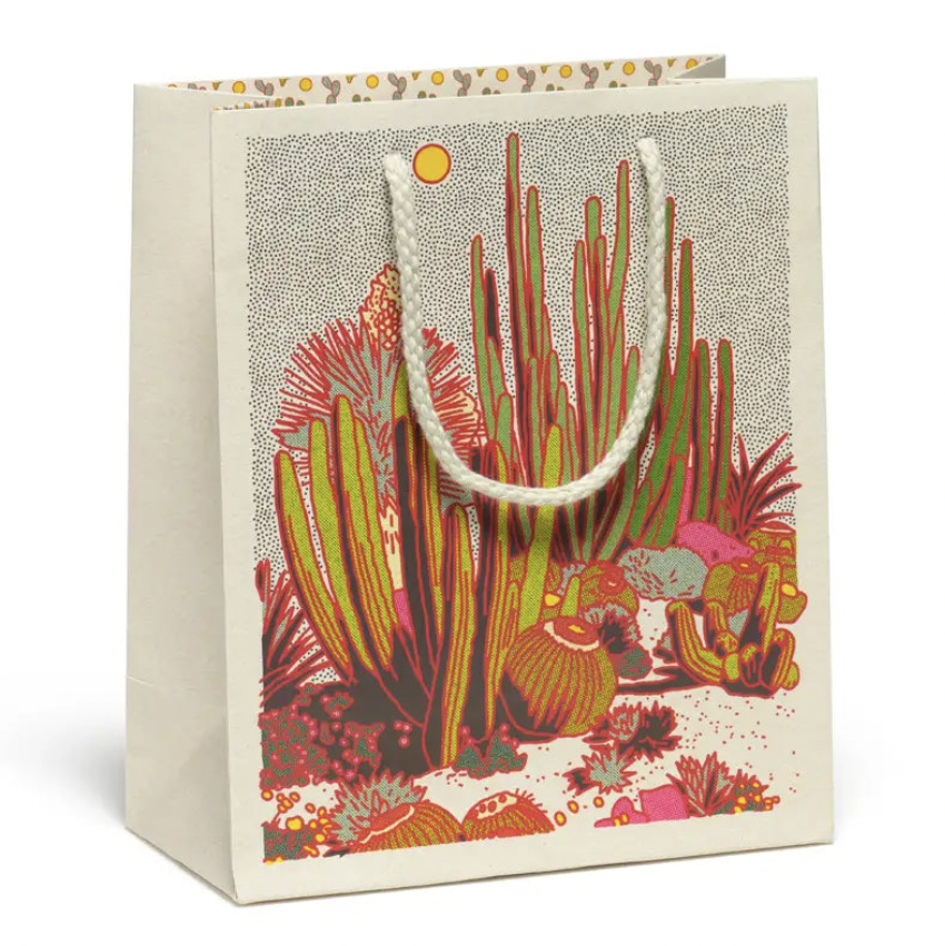 Red Cap Cards | Cactus Scene Gift Bag | Prelude & Dawn | Los Angeles, CA