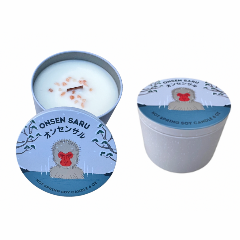 Onsen Saru Hot Spring Soy Candle **Limited Edition for Holiday** | Prelude and Dawn | Los Angeles, CA