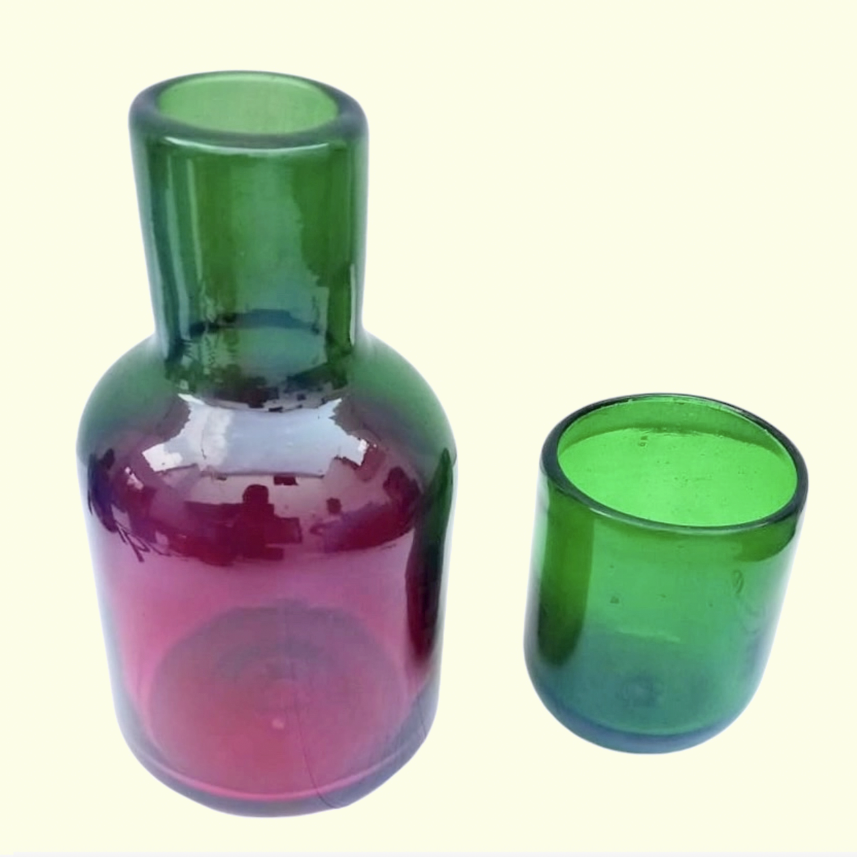 Fiushaverde Glass Carafe Bottle Set