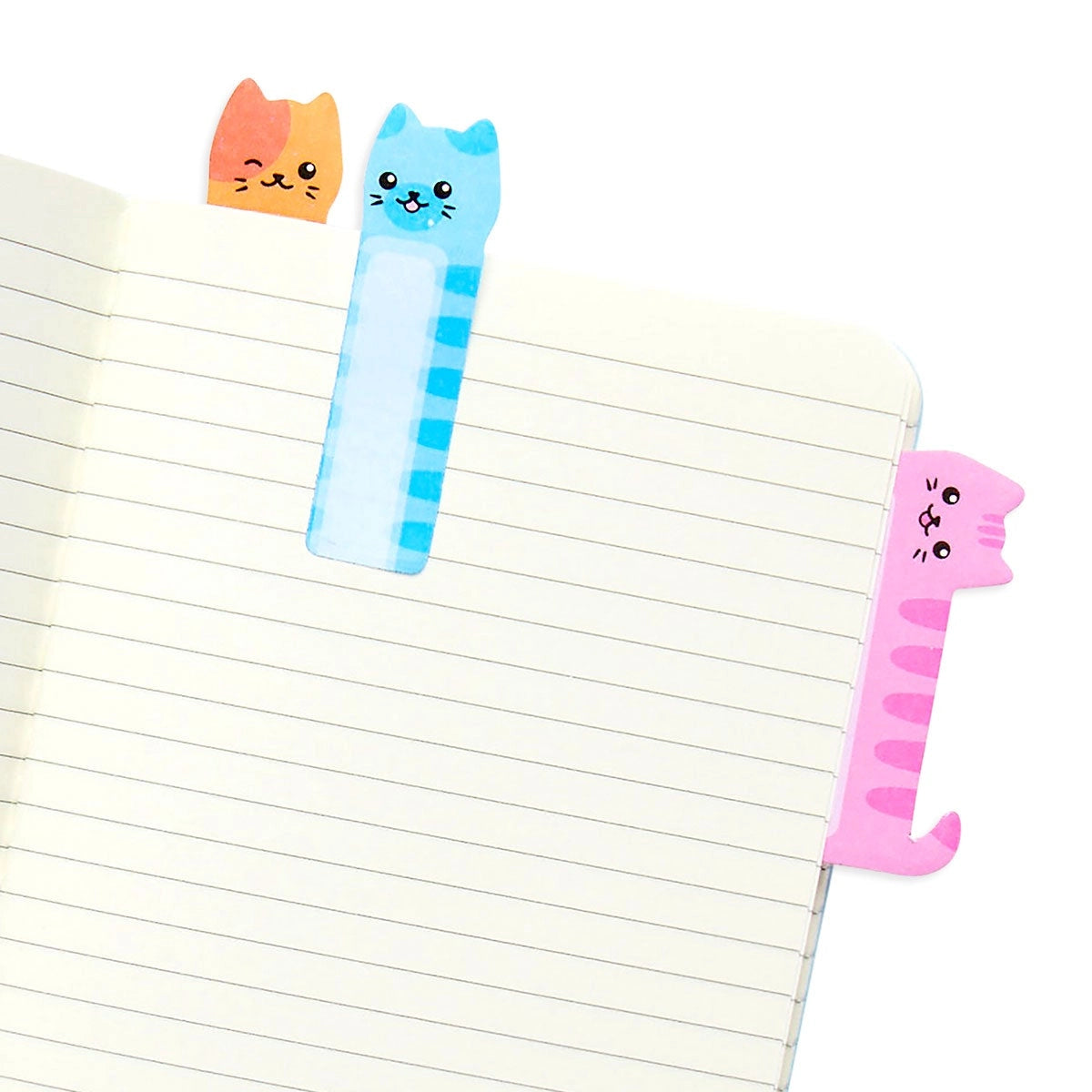 Ooly Note Pals Sticky Note Tabs - Cat Parade | Prelude & Dawn | Los Angeles
