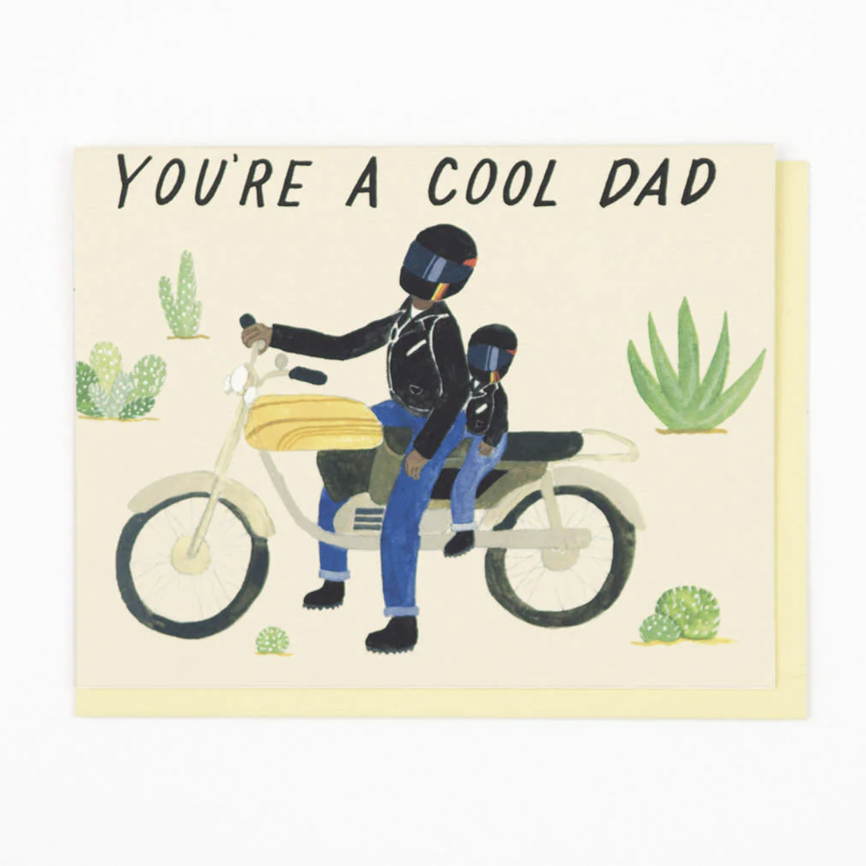 Small Adventure Motorcycle Dad Card | Prelude & Dawn | Los Angeles